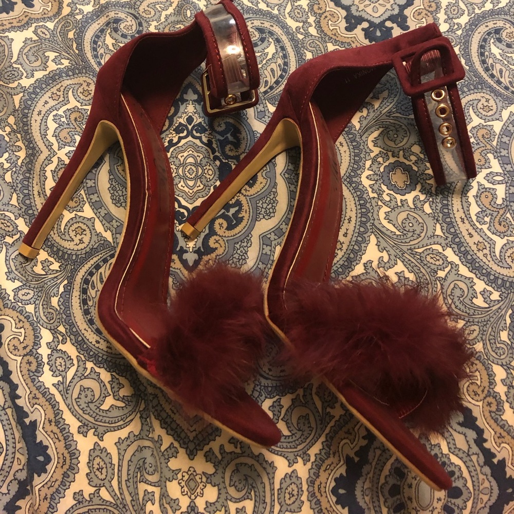 Maroon heels
